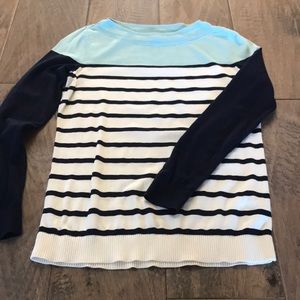 Talbots lightweight striped sweater.